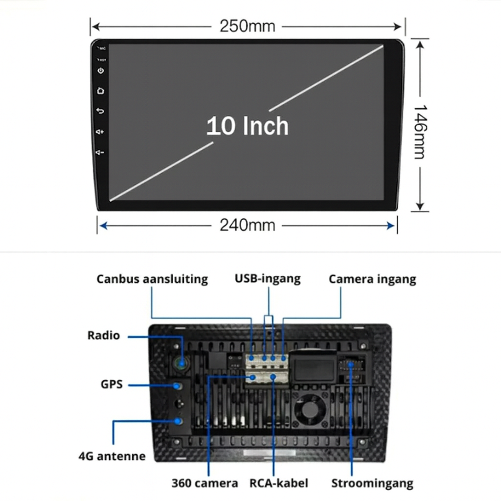 Peugeot 208 & 2008 (2013-2020) - Apple CarPlay / Android Auto