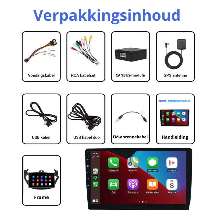 Apple CarPlay / Android Auto - Opel Corsa E & Opel Adam (2014-2019)