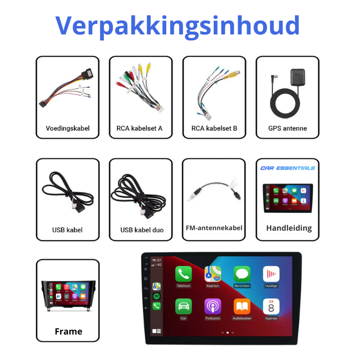 Nissan Qashqai / X-Trail (2014-2020) - Apple CarPlay & Android Auto