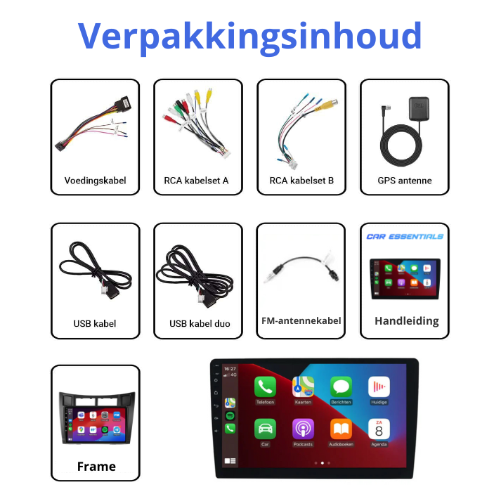 Toyota Yaris (2005-2011) | Apple CarPlay & Android Auto