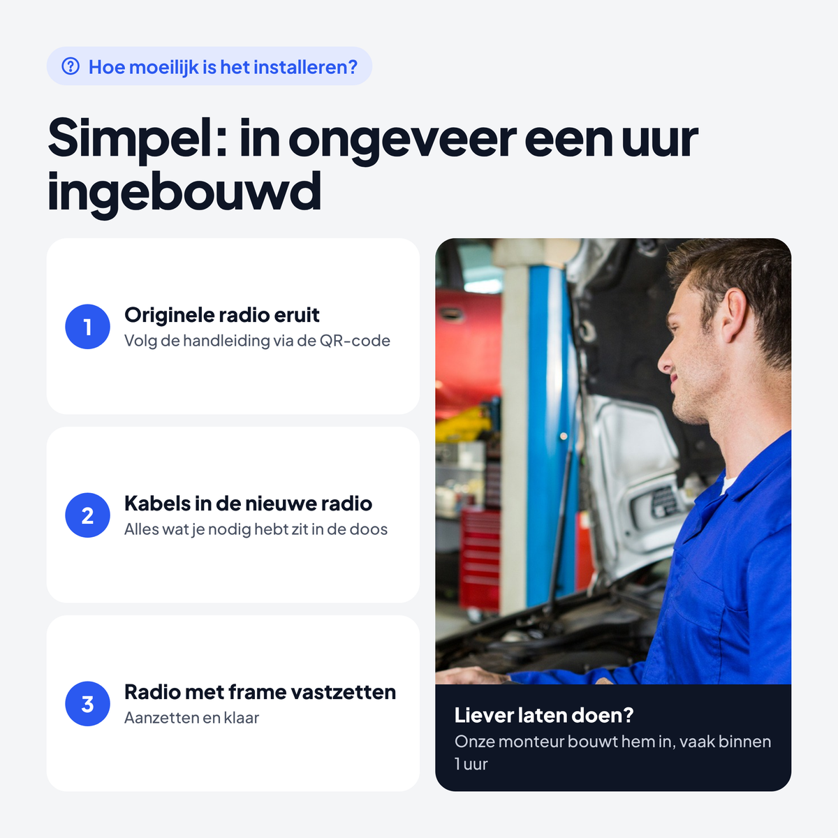 Apple CarPlay inbouwen in de Renault Captur in ongeveer een uur, zelf of door een monteur