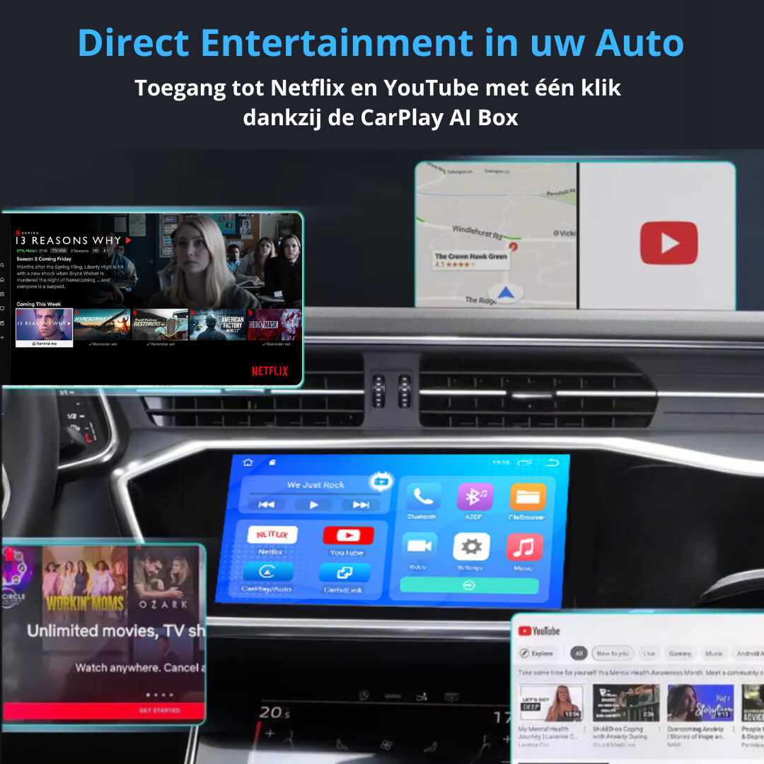Innovatieve CarPlay AI Box met Carlinkit-technologie voor een soepele streamingervaring