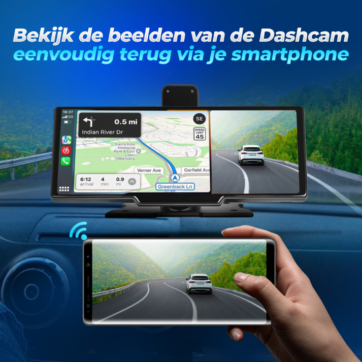 Android Auto scherm met dashcam – multifunctioneel android scherm auto
