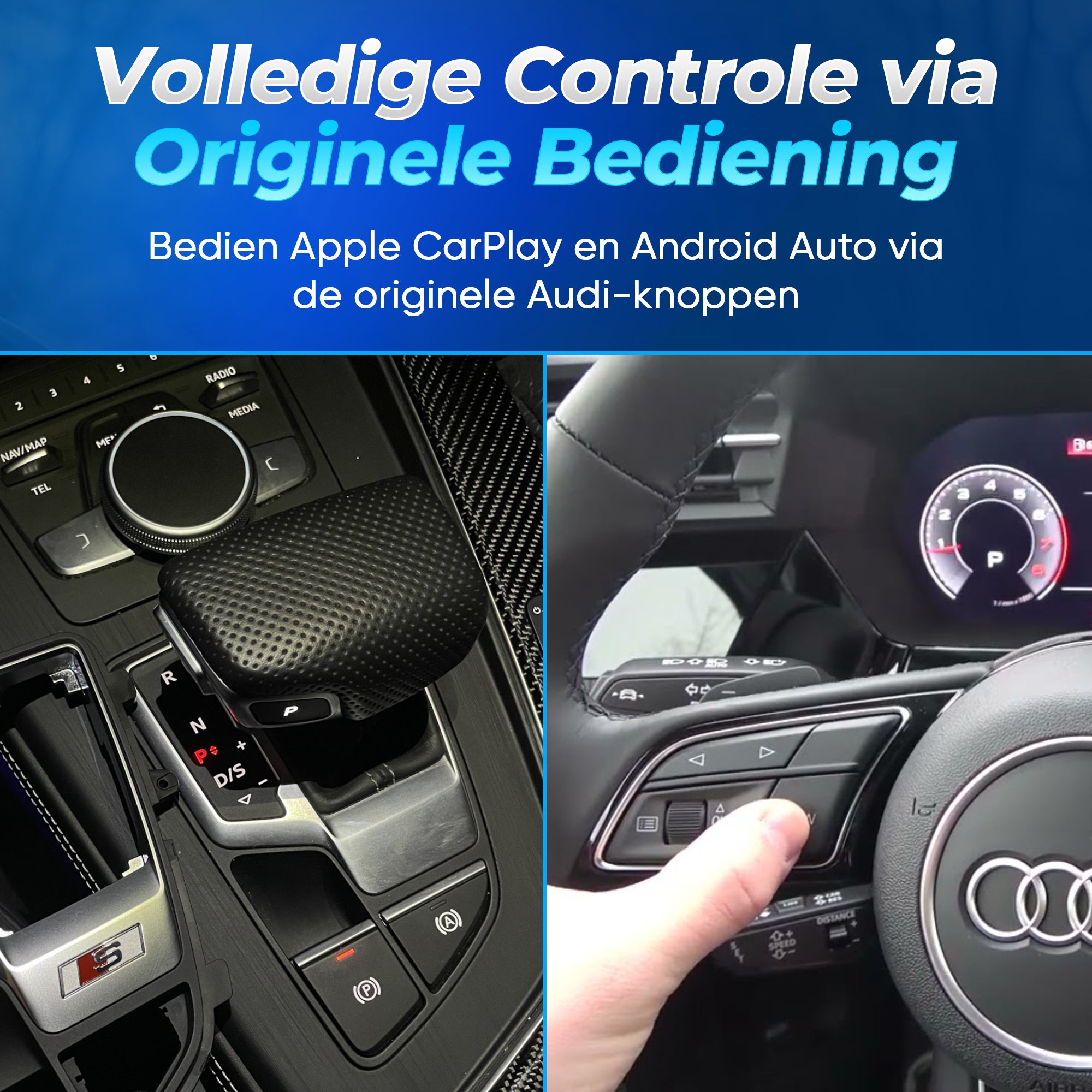 Audi CarPlay Box ondersteunt zowel Android Auto als Apple CarPlay