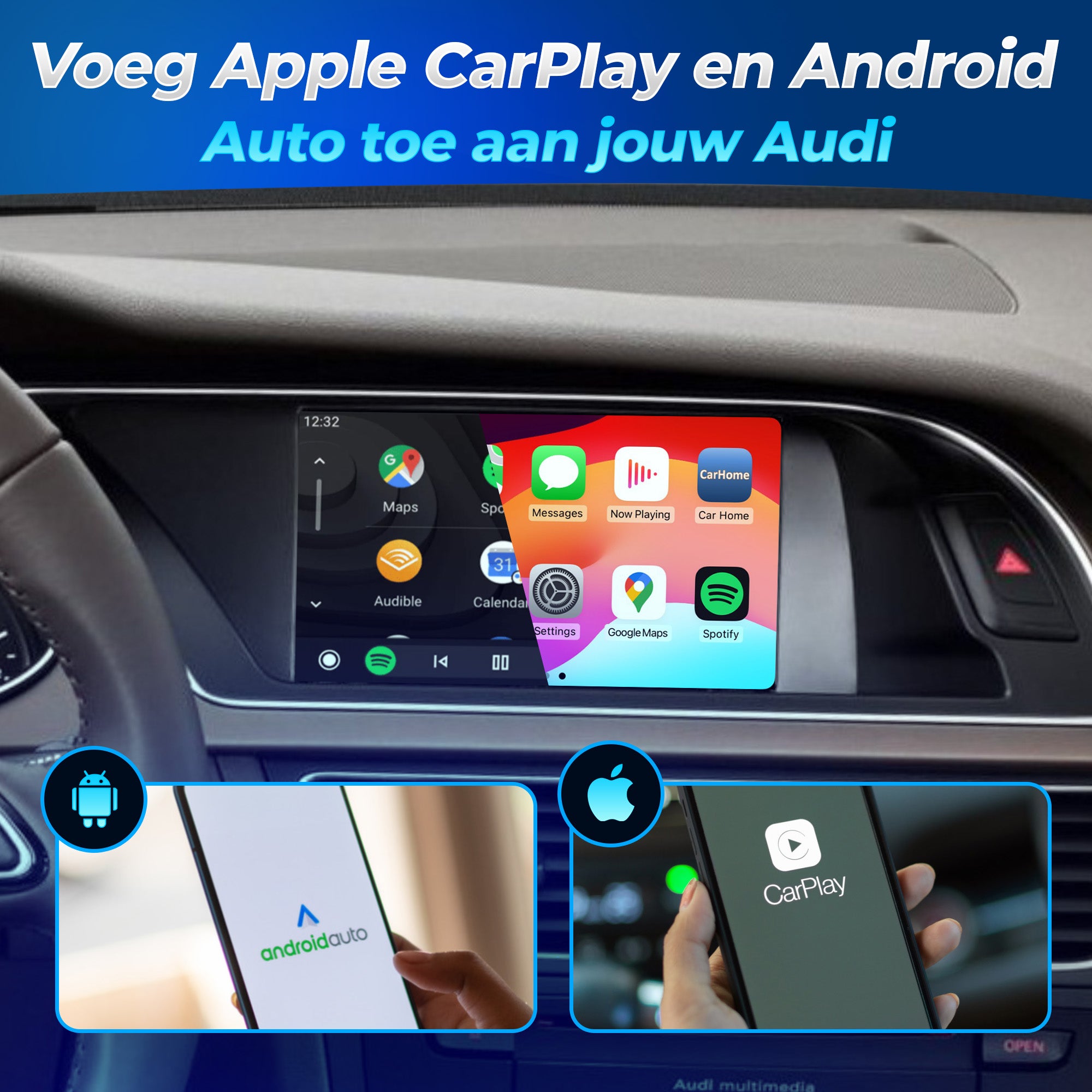 Apple CarPlay Audi installatie met CarPlay Box voor betere connectiviteit