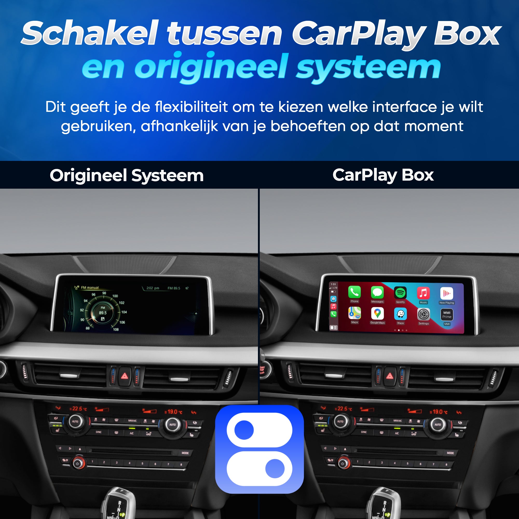 Upgrade je BMW met Android Auto en Apple CarPlay via CarPlay Box