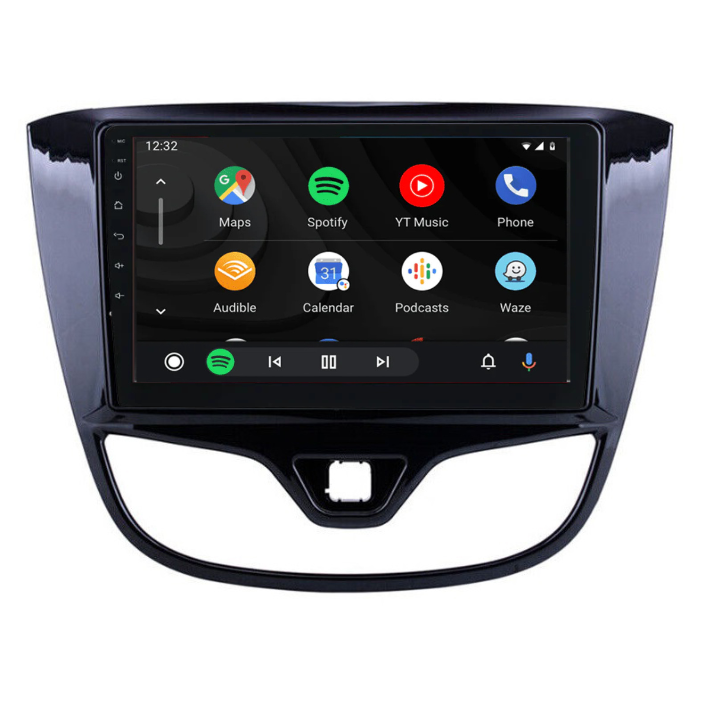 Android Auto multimediasysteem voor Opel Karl 2017-2020 met smartphonekoppeling en moderne functies.