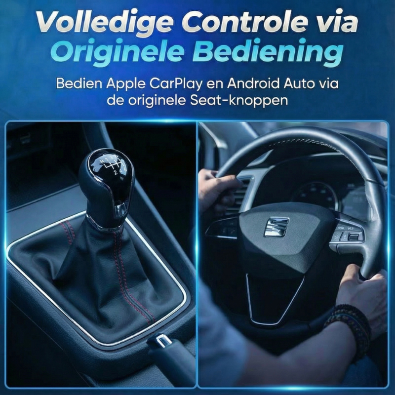 Video’s streamen in Seat auto via CarPlay Box