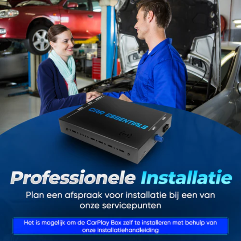 Professionele installatie van de CarPlay box in Toyota voertuigen voor optimaal resultaat
