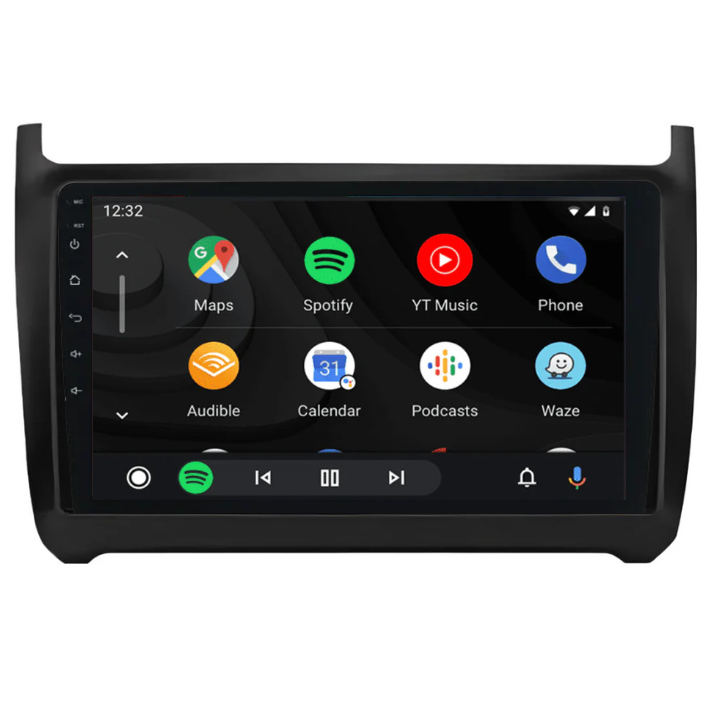 Moderne Volkswagen Polo radio met touchscreen, Apple CarPlay en Android Auto ondersteuning