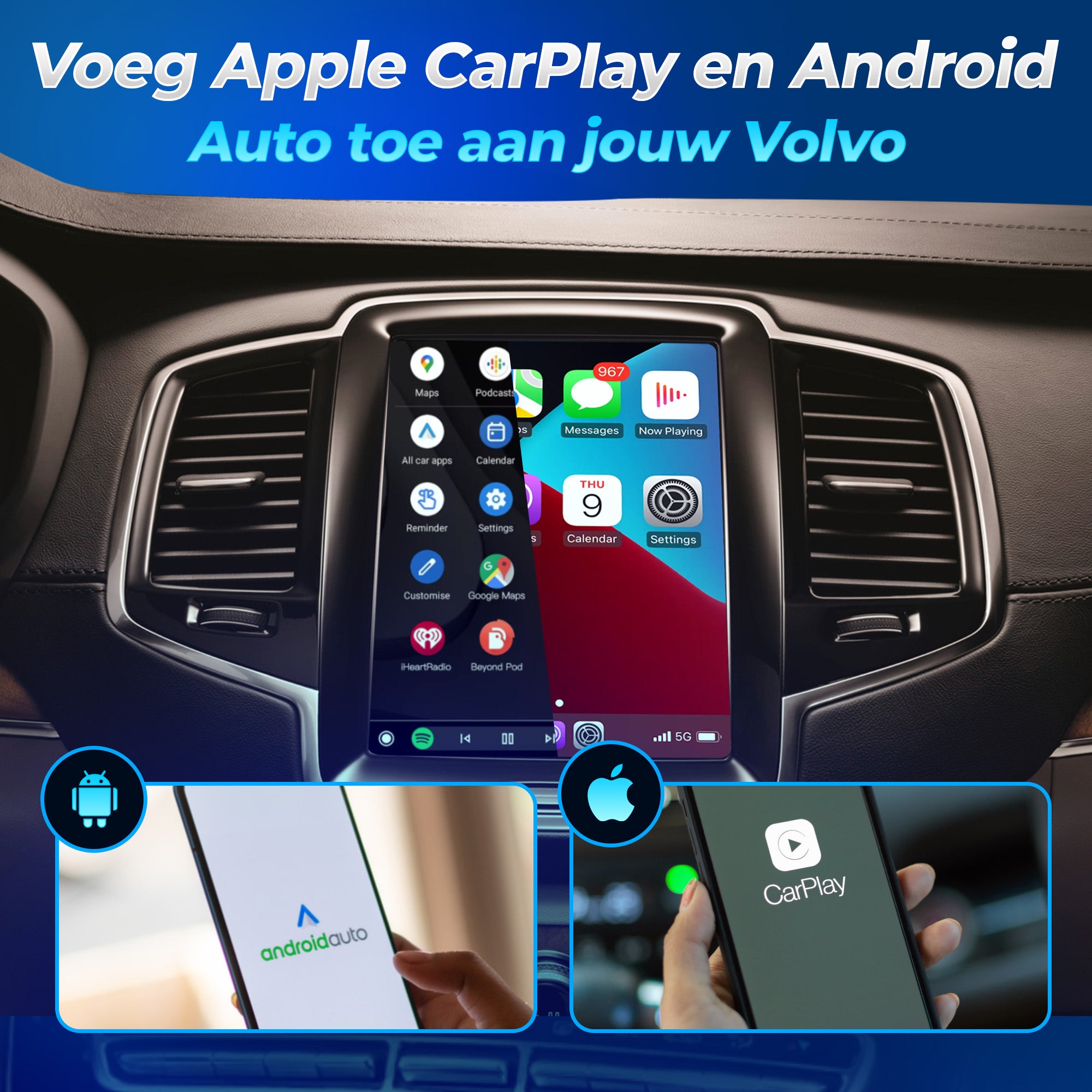 Apple CarPlay Volvo installatie met CarPlay Box voor optimale connectiviteit