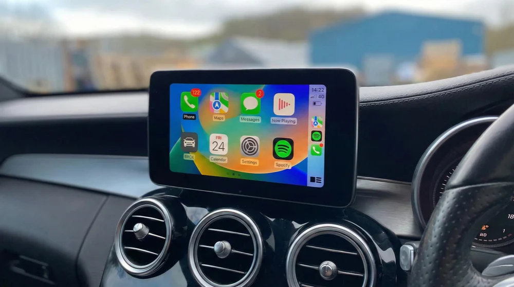 Apple CarPlay en Android Auto in Mercedes
