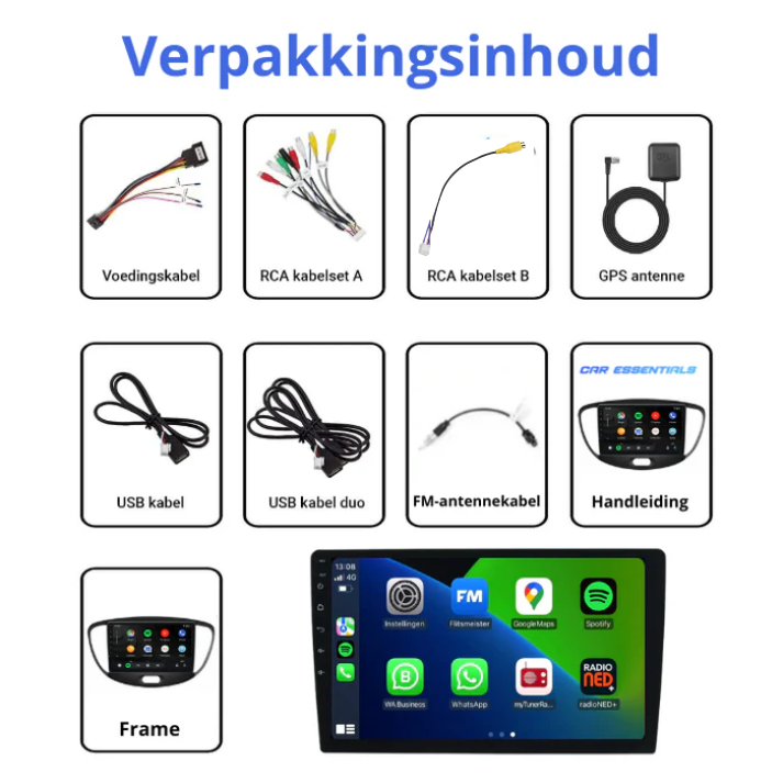 Hyundai i10 (2008-2013) | Apple CarPlay & Android Auto