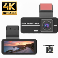 4K dashcam van Car Essentials met haarscherpe Ultra HD-beeldkwaliteit voor veilig autorijden.
