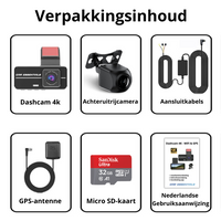 Dashcam 4K - WiFi & GPS