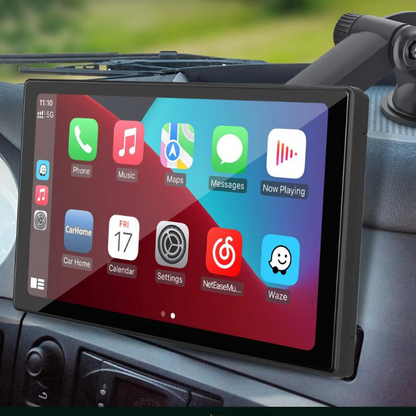 9 inch Apple CarPlay en Android Auto touchscreen met navigatie en mediaweergave
