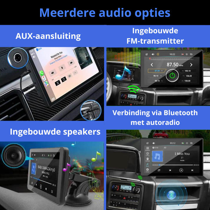 Apple CarPlay / Android Auto - 7 inch scherm