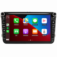 Apple Carplay en Android Auto 2din autoradio voor Volkswagen, Seat en Skoda
