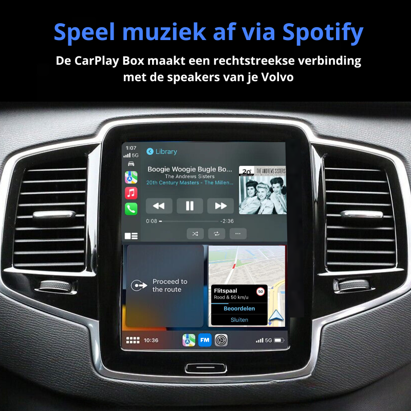 CarPlay Box voor Volvo verbindt het originele infotainmentsysteem met Apple CarPlay en Android Auto