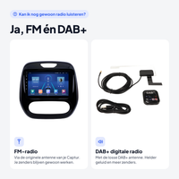 FM-radio en DAB+ luisteren met de Renault Captur CarPlay radio