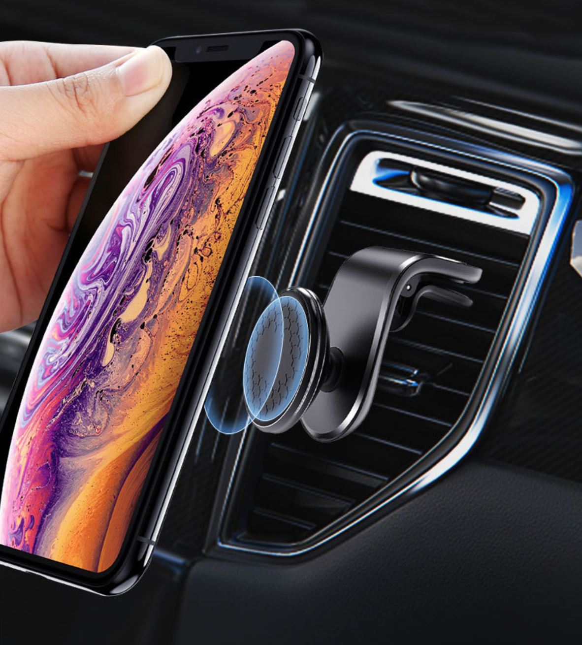 Support de téléphone magnétique pour voiture