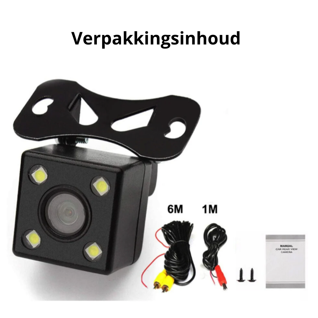 Achteruitrijcamera CarPlay scherm