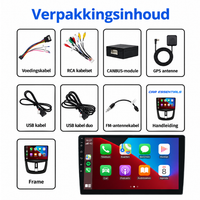 Verpakkingsinhoud Peugeot 207