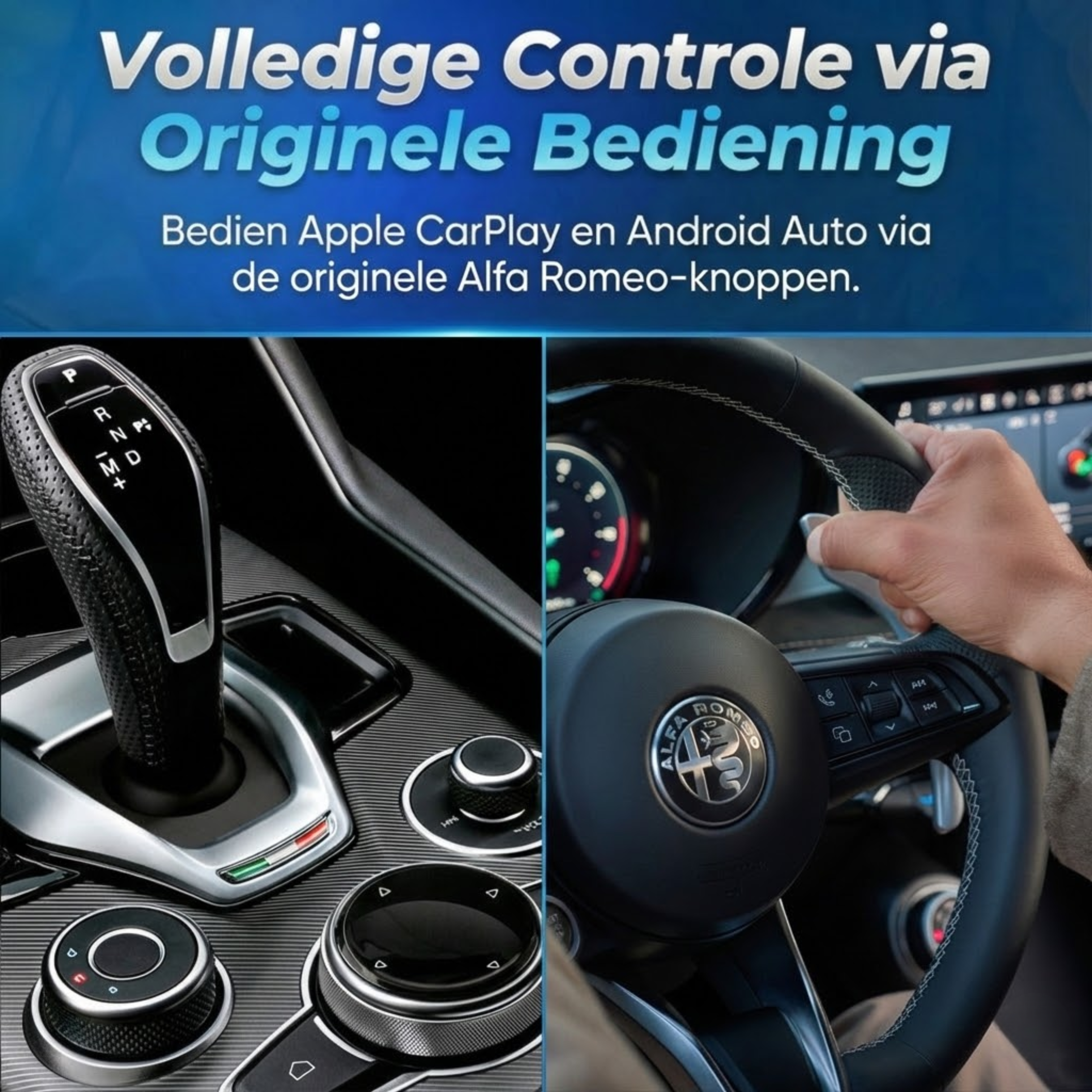 Android Auto op Alfa Romeo multimediasysteem