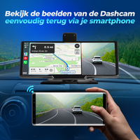 Android Auto scherm met dashcam – multifunctioneel android scherm auto