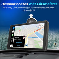Compact 7 inch android scherm auto – ideaal voor navigatie en muziek via CarPlay