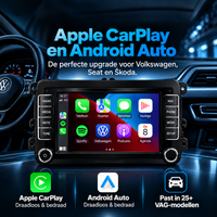 Apple CarPlay en Android Auto autoradio voor Volkswagen, Seat en Skoda