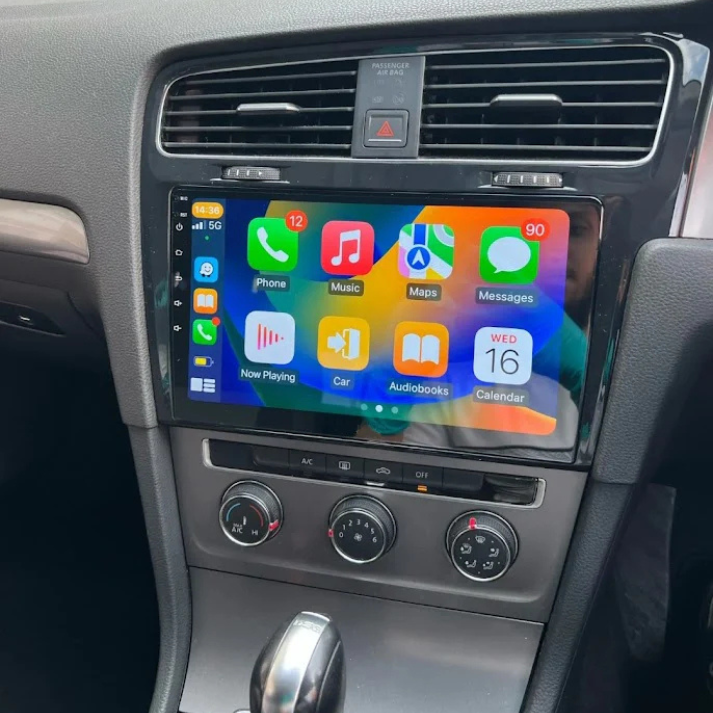 Volkswagen Golf 7 2013 uitgerust met Apple CarPlay radiosysteem