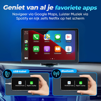 Apple CarPlay scherm 7 inch los scherm voor elke auto – eenvoudig installeren