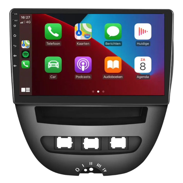 Citroën C1, Toyota Aygo en Peugeot 107 CarPlay Systeem met Ondersteuning voor Apple CarPlay en Android Auto