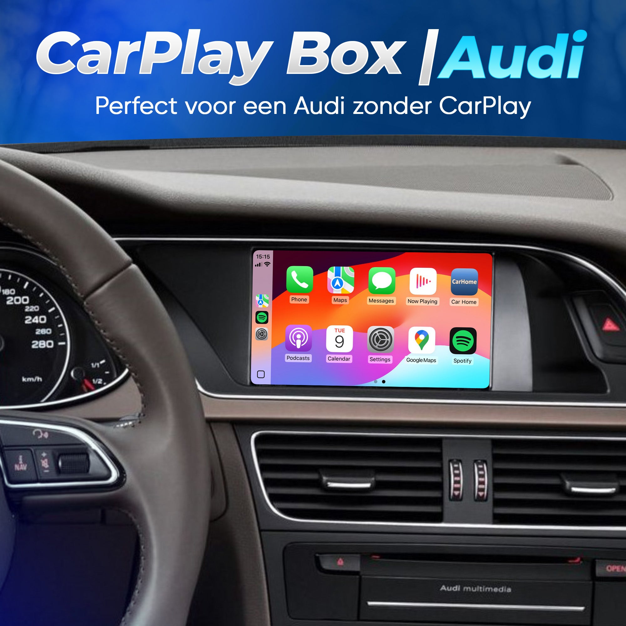 Audi CarPlay Box voor eenvoudige Apple CarPlay upgrade in Audi modellen