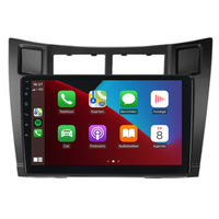Autoradio voor Toyota Yaris inclusief Apple CarPlay en Android Auto functies