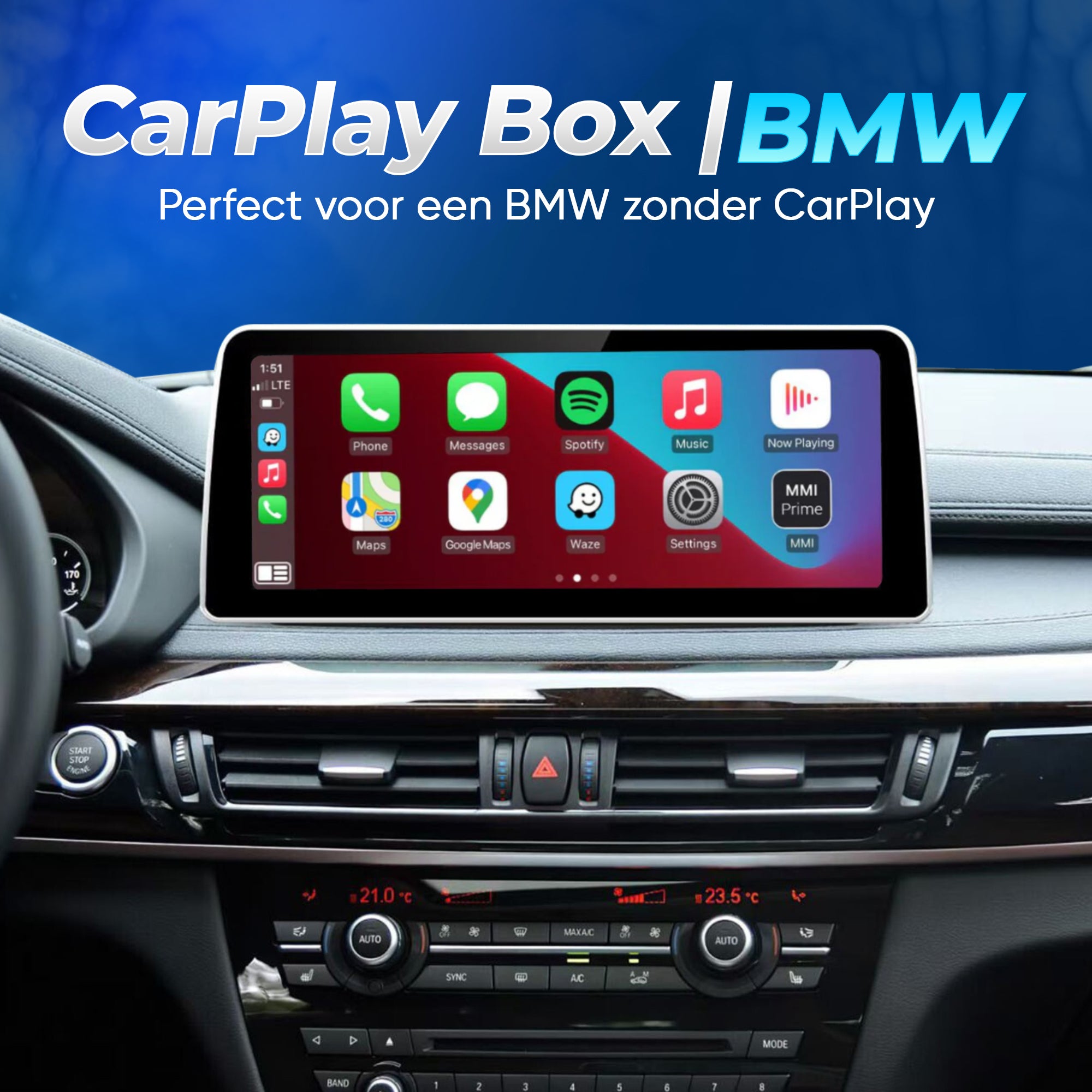 BMW CarPlay Box voor naadloze Apple CarPlay integratie in BMW modellen