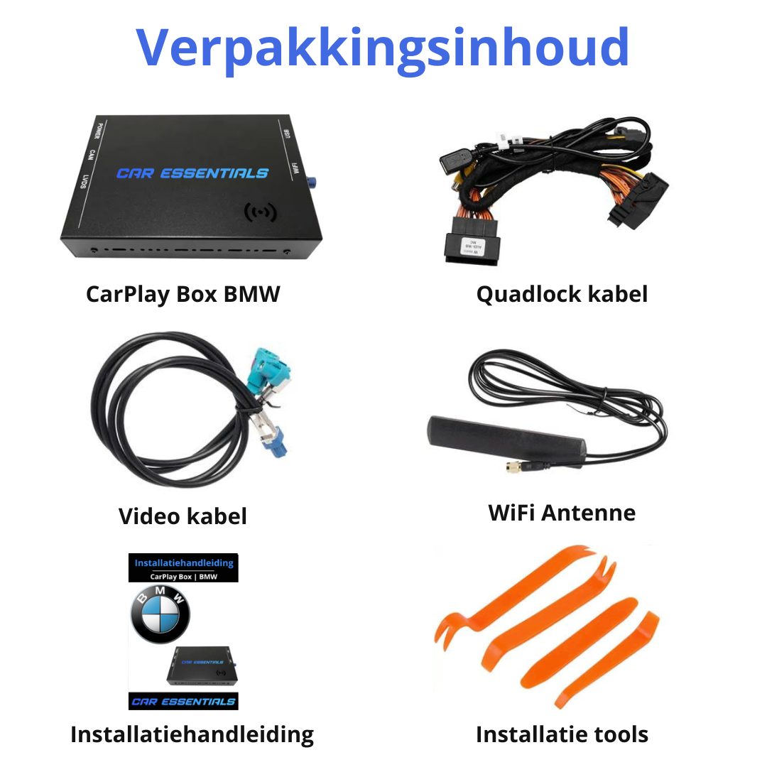 CarPlay Box voor BMW verbindt het originele infotainmentsysteem met Apple CarPlay en Android Auto