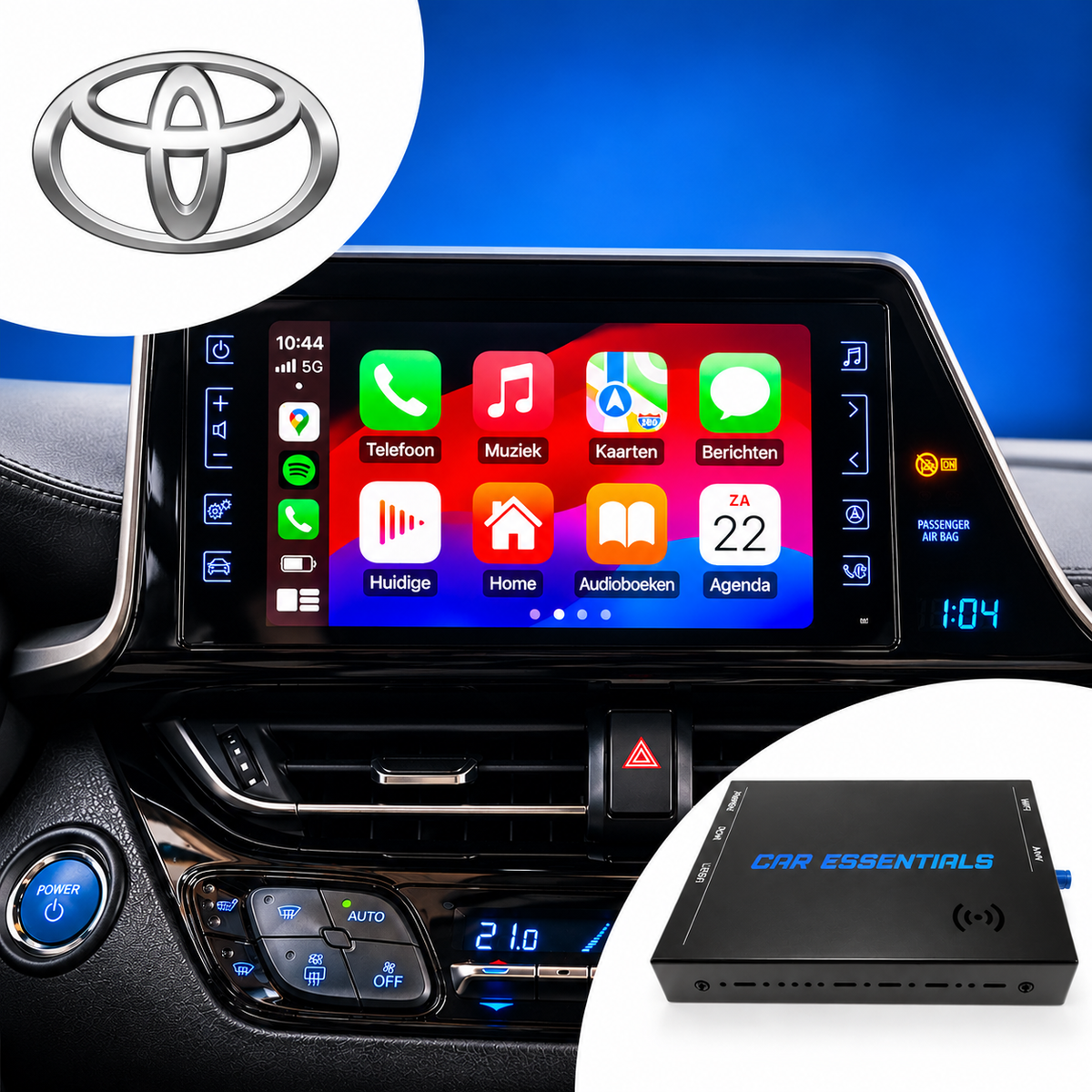 CarPlay box voor Toyota – eenvoudige upgrade voor moderne functies
