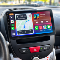 CarPlay autoradio met passende inbouwframe voor Toyota Aygo, Peugeot 107 en Citroën C1