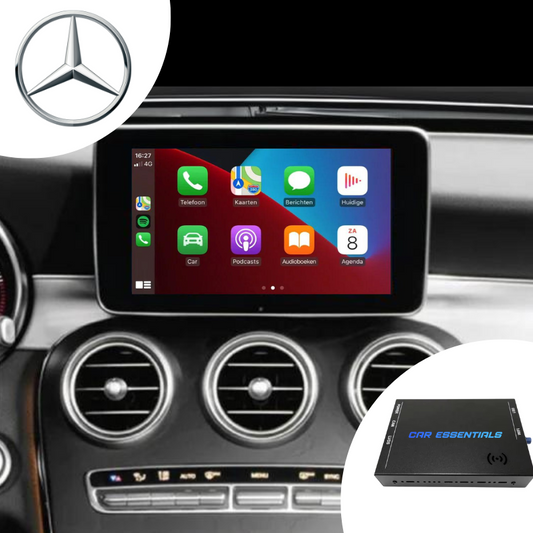 Apple CarPlay module voor Mercedes verbindt het originele scherm met Apple CarPlay en Android Auto