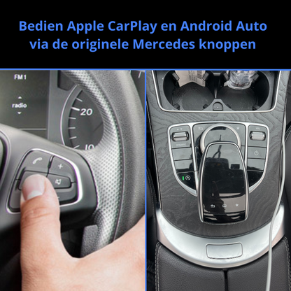 Transformeer je Mercedes dashboard met Apple CarPlay en Android Auto via de CarPlay Box