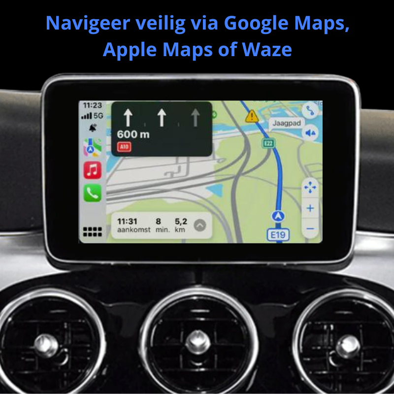 Naadloze Apple CarPlay-ervaring in je Mercedes met de CarPlay Box-module
