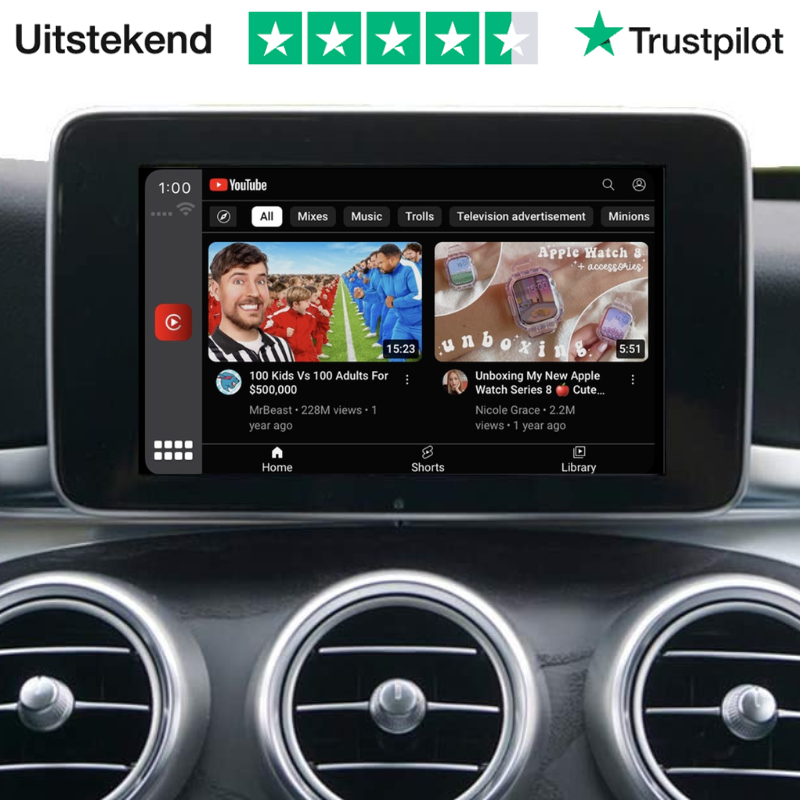 apple carplay inbouwen mercedes