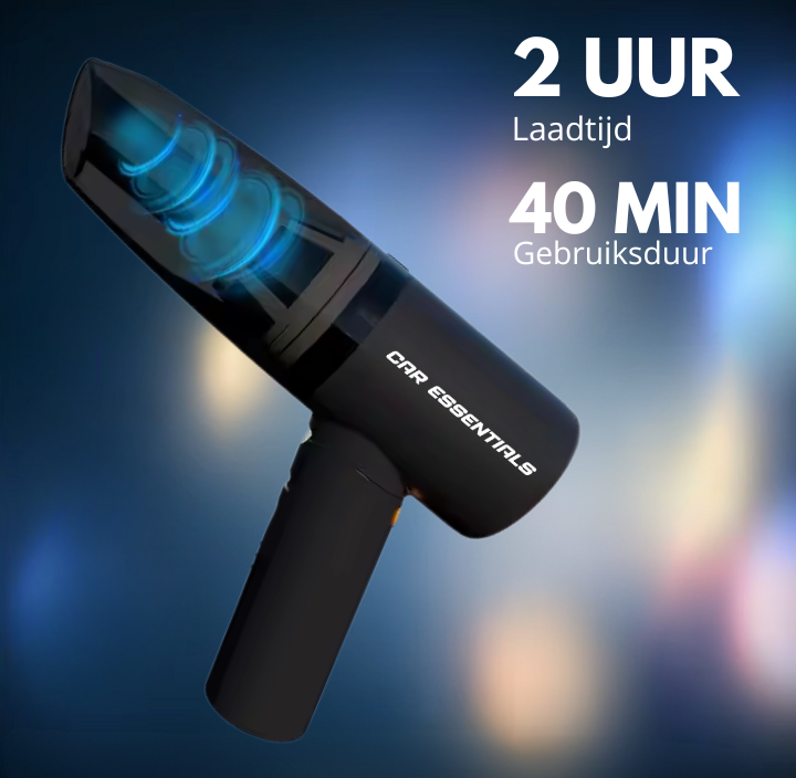 Draadloze Auto Stofzuiger - Zwart