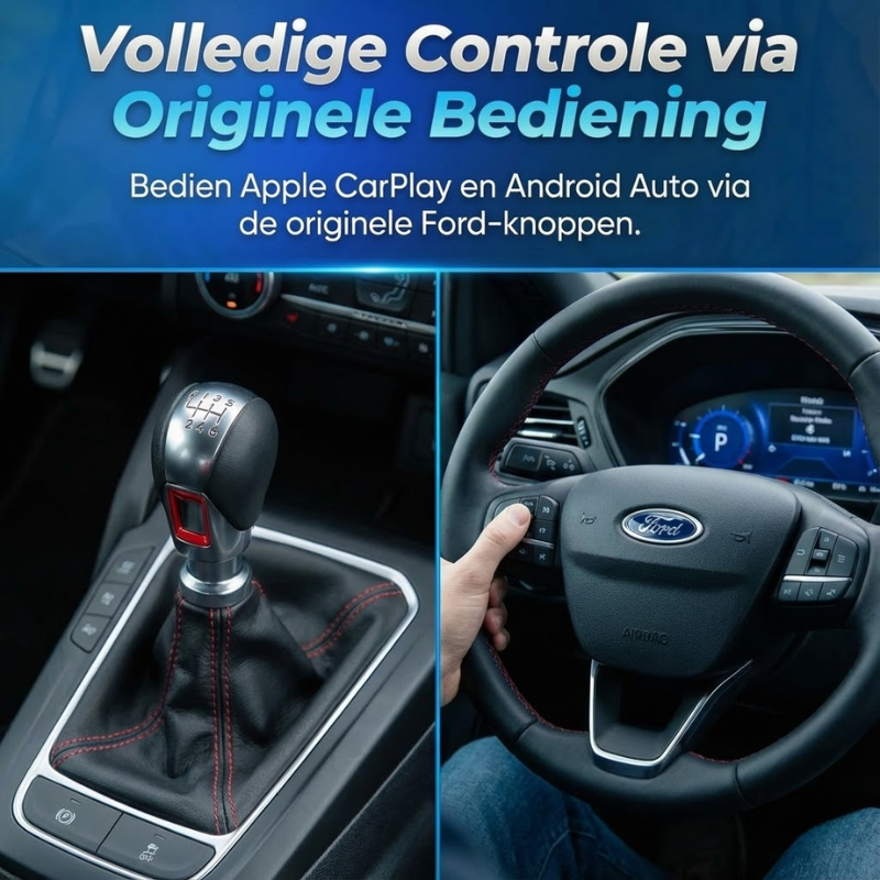 Professionele installatie van Ford CarPlay Box