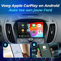 Ford SYNC 2 dashboard met CarPlay Box en draadloze Apple CarPlay