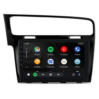 Android Auto interface op het scherm van een Golf 7 radio