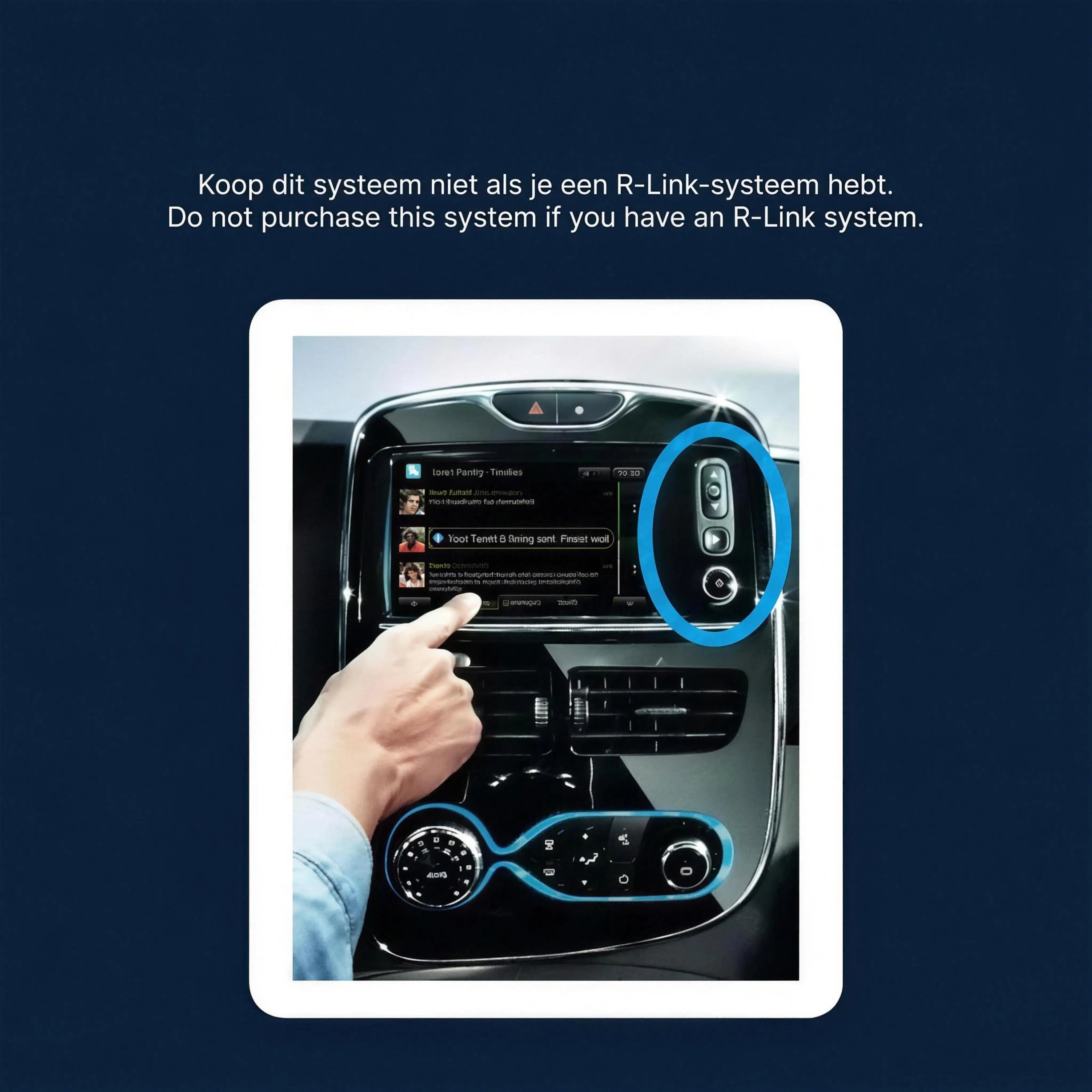 Renault Clio (2013-2019) - Apple CarPlay / Android Auto
