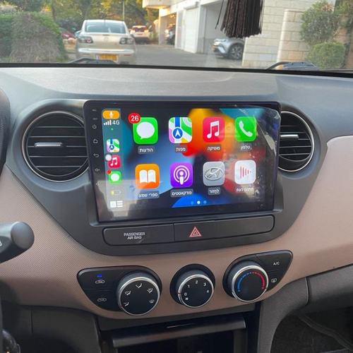 Navigatie via Apple CarPlay in Hyundai i10 model 2013-2019.